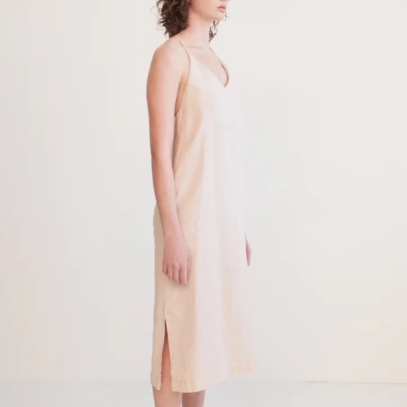 Andrea & Joen Light pink soft linen shift dress - Picture 3 of 13
